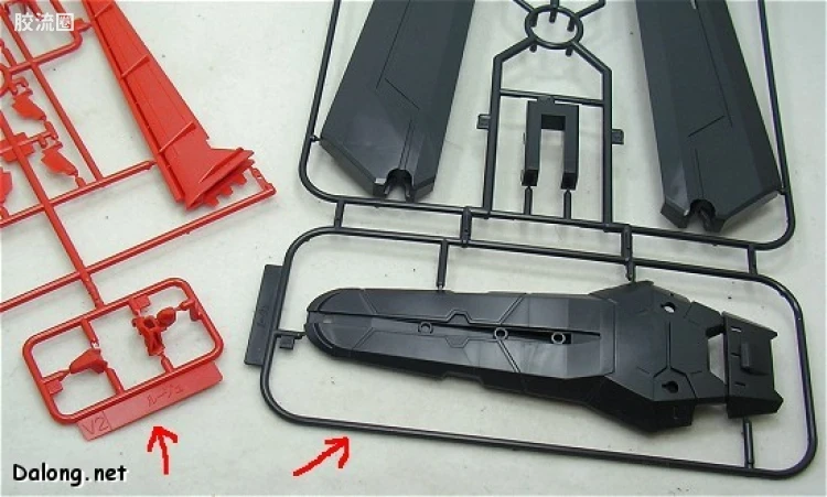 PG 普通版 MBF-02+AQM/E-X01 空装强袭嫣红 + FX-550 空中霸王 - 图片